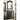 35" Benton Collection Crossfield Black Bathroom Vanity & Mirror