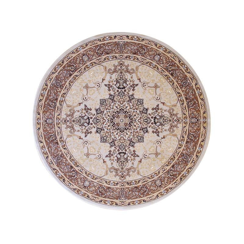 Beige Oriental Rug by , Elegant and Timeless Area Rug for Enhancing the Beauty and Sophistication of Your Living Room