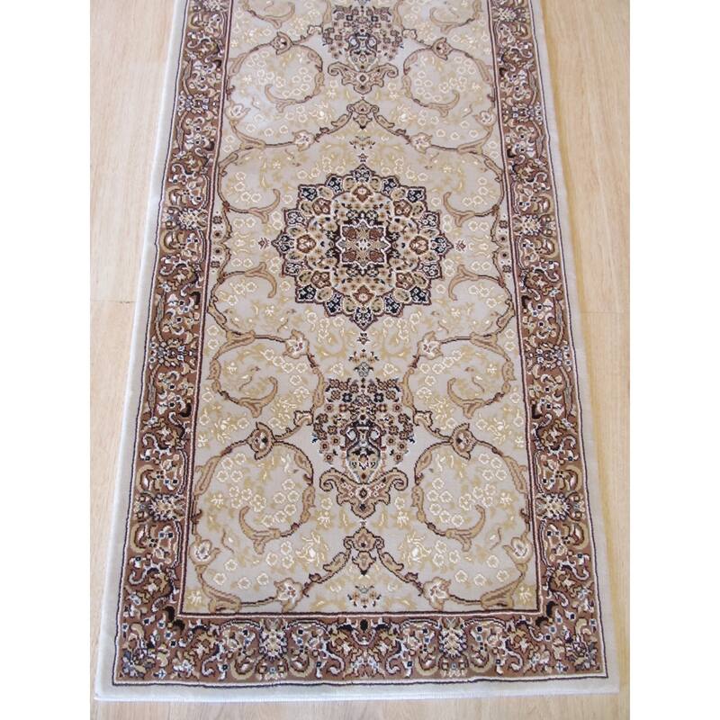 Beige Oriental Rug by , Elegant and Timeless Area Rug for Enhancing the Beauty and Sophistication of Your Living Room