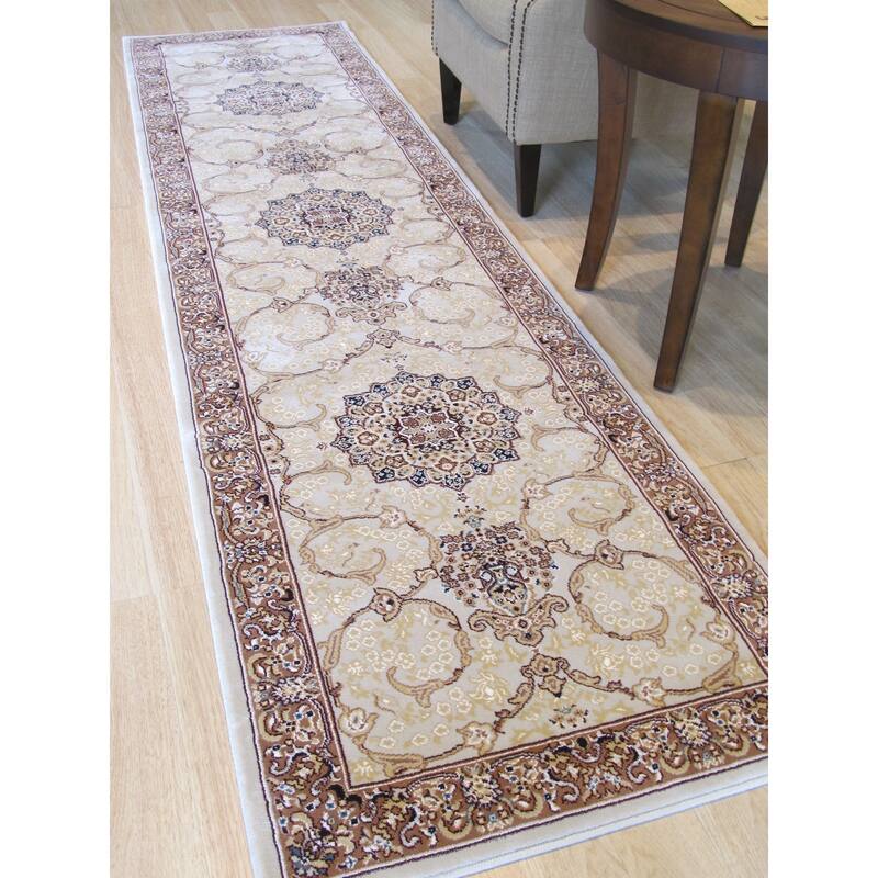 Beige Oriental Rug by , Elegant and Timeless Area Rug for Enhancing the Beauty and Sophistication of Your Living Room
