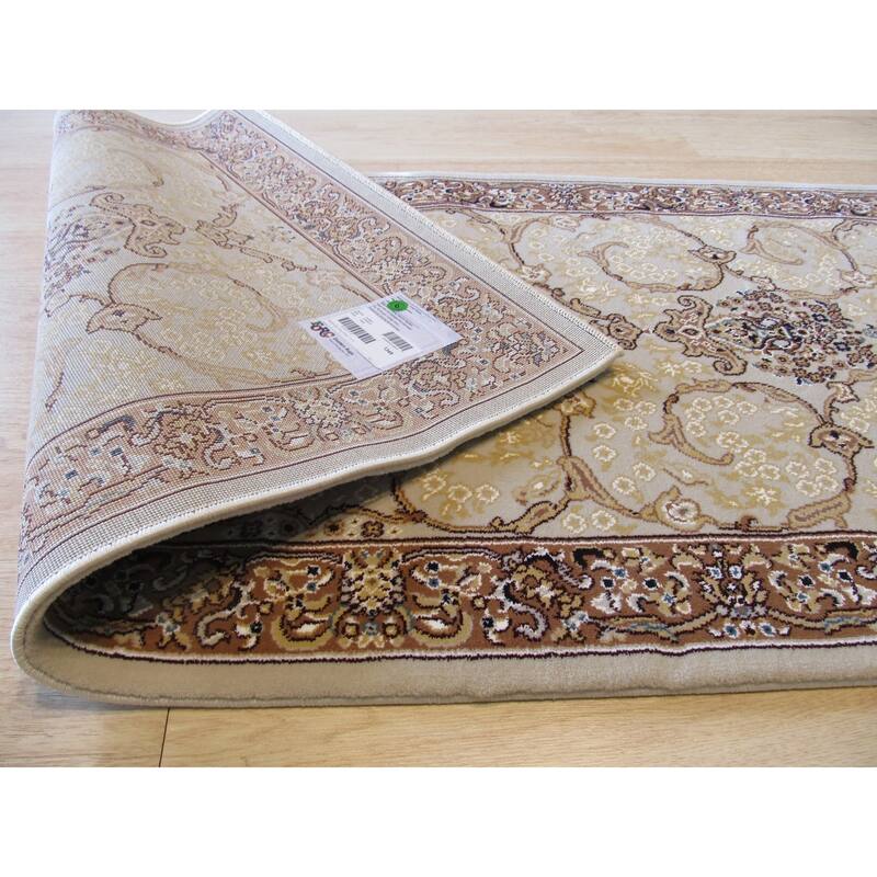 Beige Oriental Rug by , Elegant and Timeless Area Rug for Enhancing the Beauty and Sophistication of Your Living Room