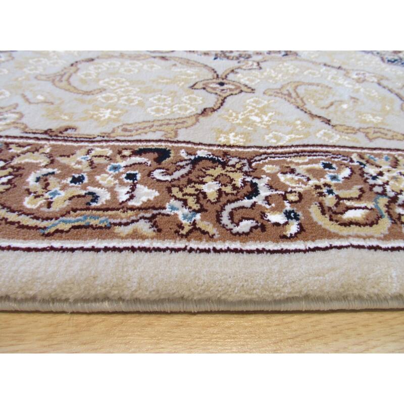 Beige Oriental Rug by , Elegant and Timeless Area Rug for Enhancing the Beauty and Sophistication of Your Living Room