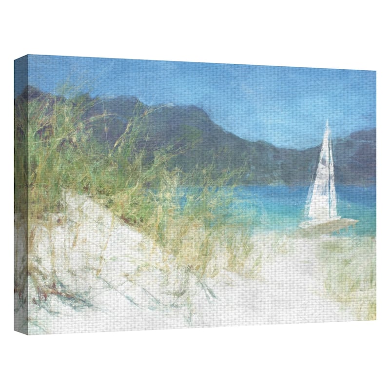 Masterpiece Art Gallery Yacht Waiting At The Coast By Noah Bay Canvas Art Print - Multi-color
