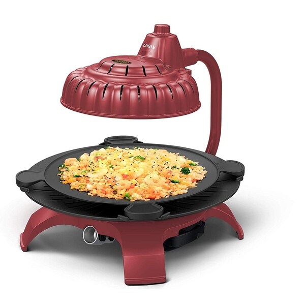 Zaigle ZG-HU375 Handsome Infrared KBBQ Electric Grill, 120v, 3