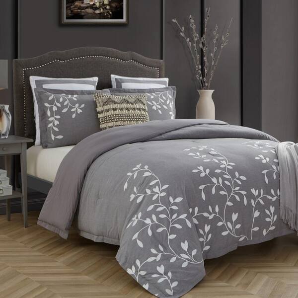 Shop Laurel Park All Natural Pre Washed Chambray Cotton Comforter