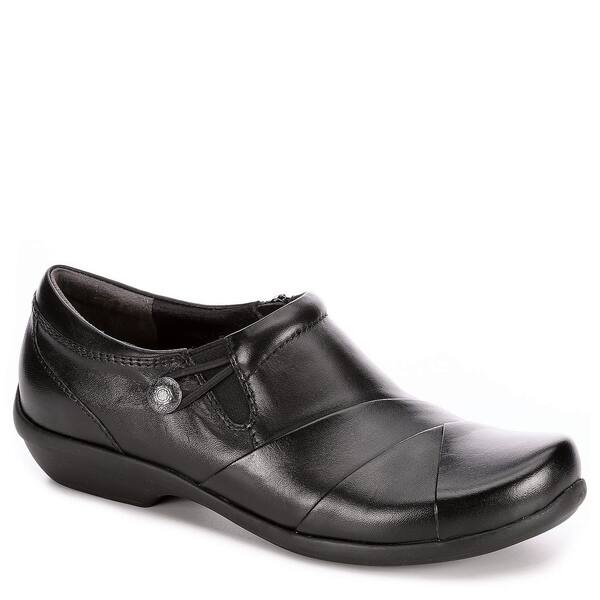 slide 1 of 5, Bjorndal Womens Bessie Leather Slip On Loafer Shoes