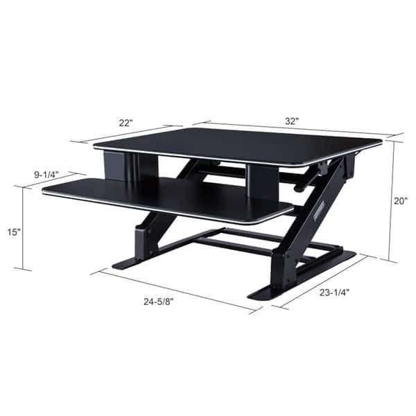 Shop Eureka Ergonomic Height Adjustable Standing Desk Converter