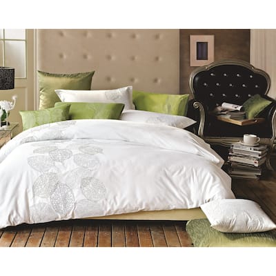 Broderie ensemble housse de couette Collection Turning Leaf Emb Duvet Set