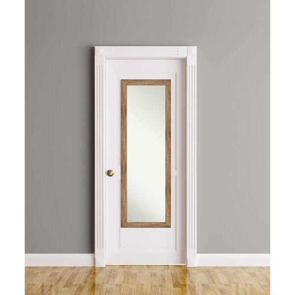 Shop Black Friday Deals On On The Door Full Length Wall Mirror Owl Brown Narrow Outer Size 17 X 51 Inch 51 38 X 17 38 X 0 795 Inches Deep Overstock 24032793