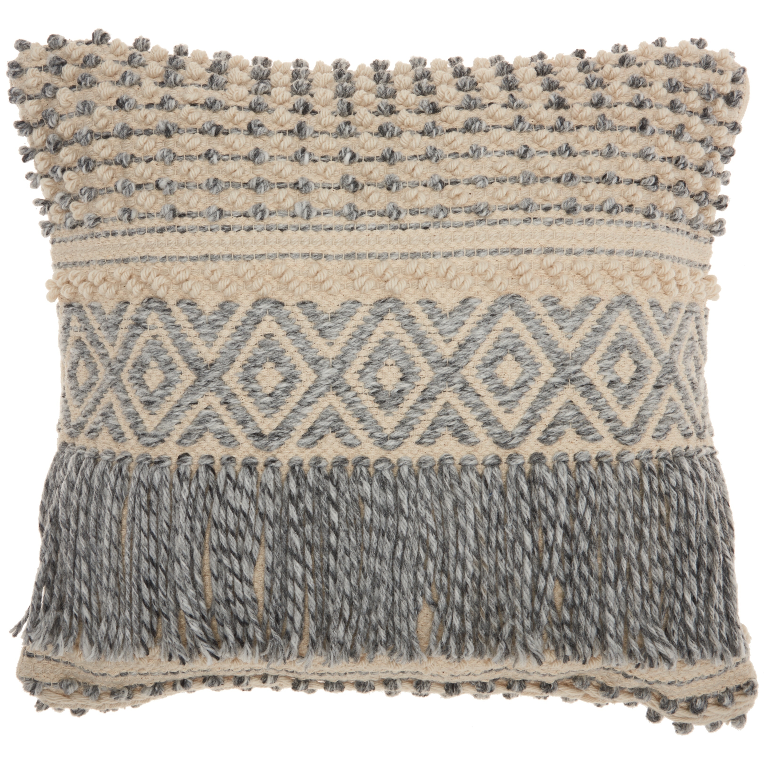 Shop Mina Victory Handmade Ocean Blue Bohemian Throw Pillow 20