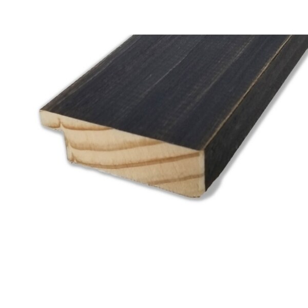 Shop Wall Mirror, Shiplap Navy Blue/Brown Free Shipping Today