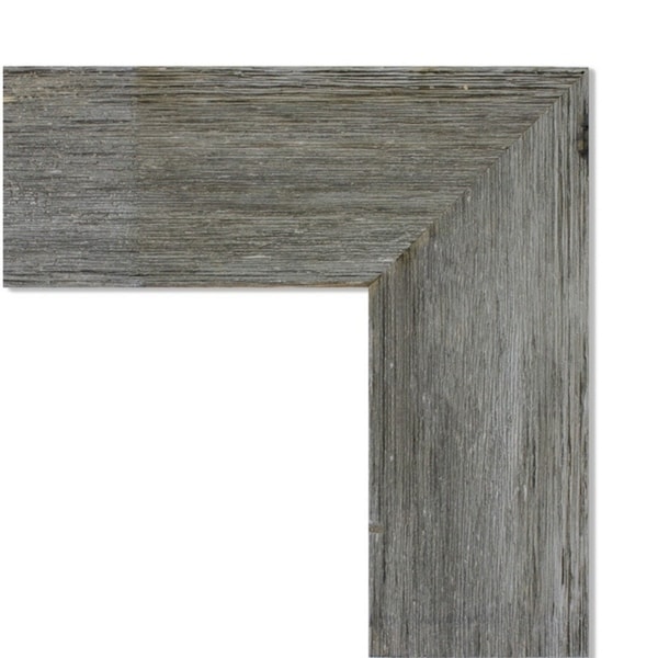 Wall Mirror, Fencepost Grey