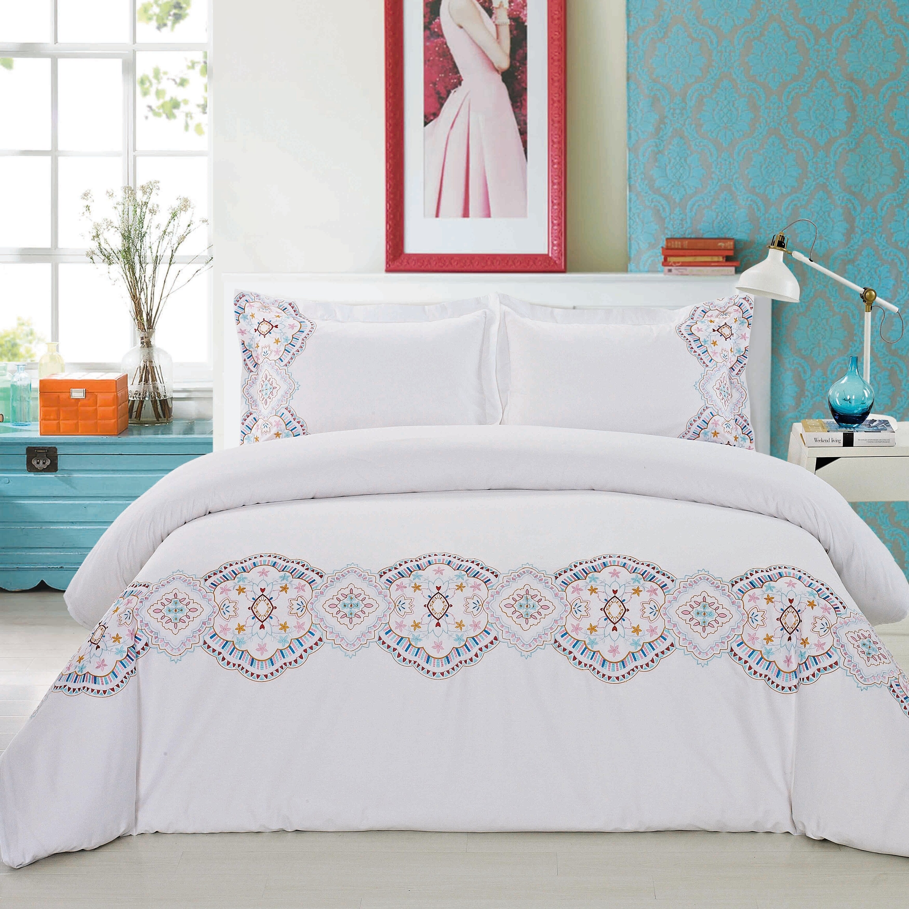 Shop Broderie Ensemble Housse De Couette Collection Morocco Duvet