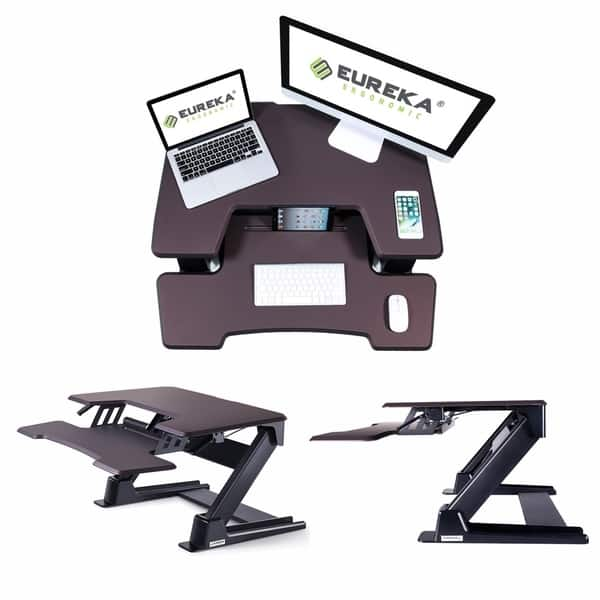 Shop Eureka Ergonomic Height Adjustable Standing Desk Converter