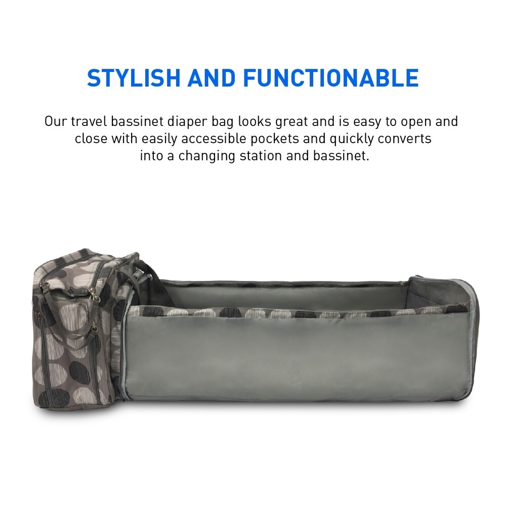 diaper bag that converts to bassinet