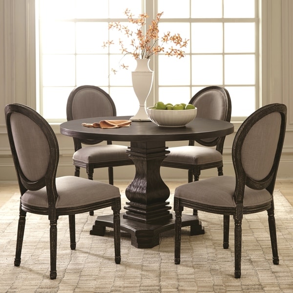 European Clic Design 5 Piece Round Dining Set Free European Clic Design 5 Piece Round Dining Set