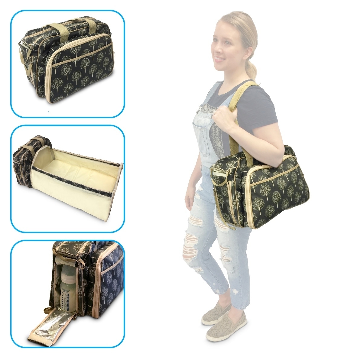 3 in 1 baby changing bag