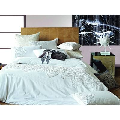 Broderie ensemble housse de couette Collection Padma Embroidery Duvet Set