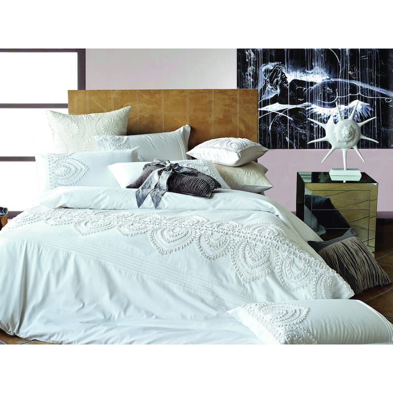 Broderie ensemble housse de couette Collection Padma Embroidery Duvet Set
