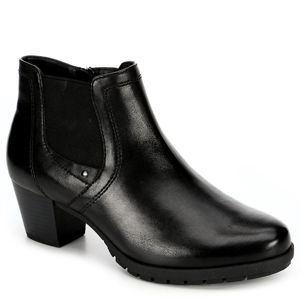 womens black leather boots sale