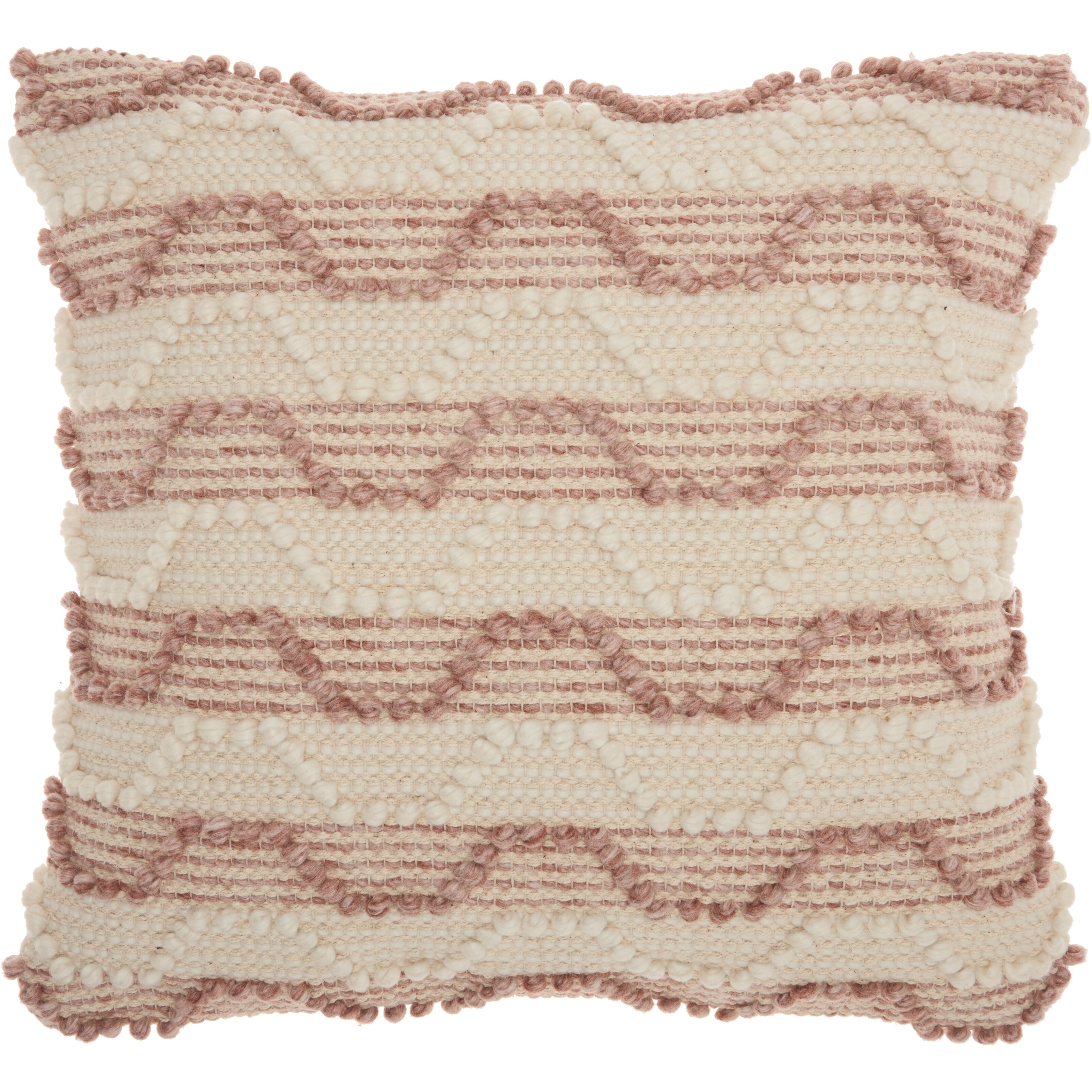 blush throw pillows