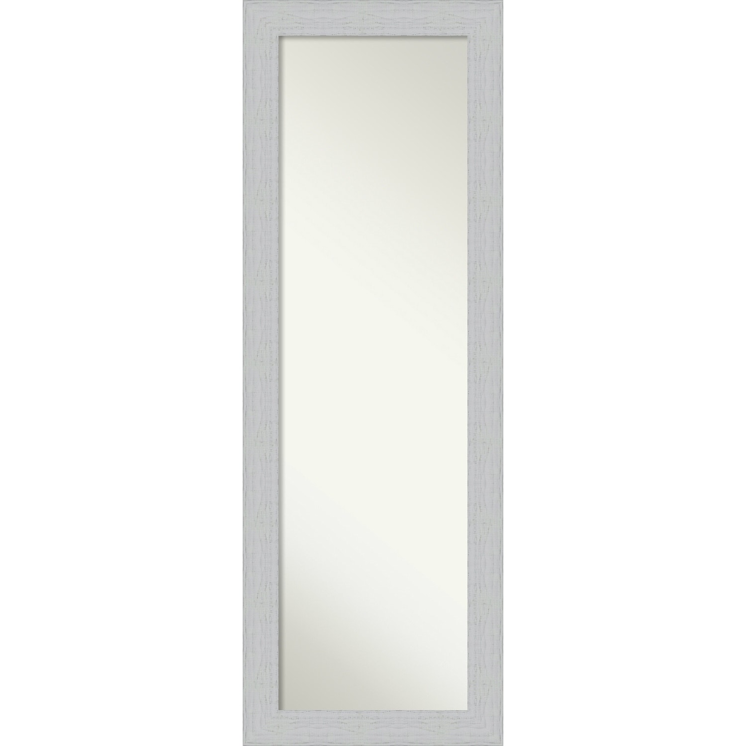 On The Door Full Length Wall Mirror Shiplap White Outer Size 18 X 52 Inch On The Door Full Length Wall Mirror Shiplap White Outer Size 18 X 52 Inch