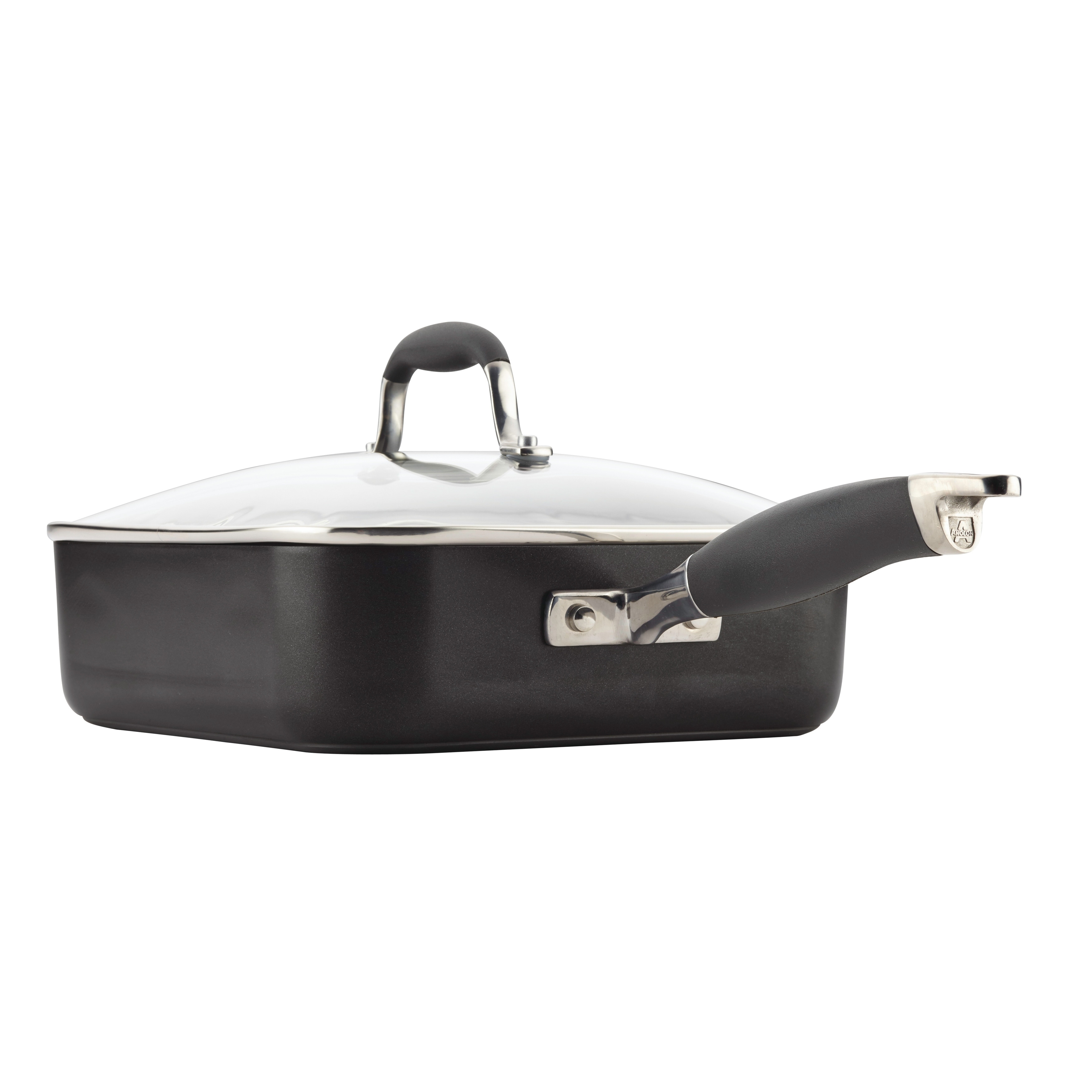 4-Quart Hard Anodized Nonstick Saucepot with Lid