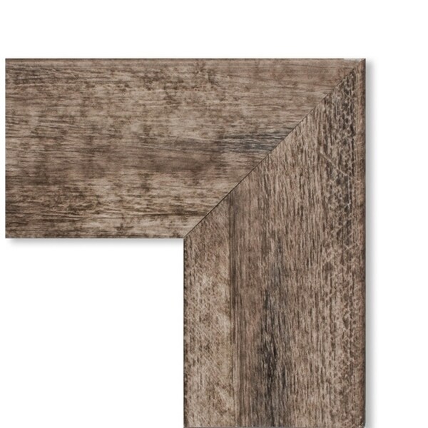 Framed Grey Cork Board, Owl Brown