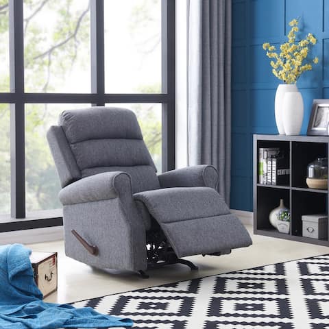 Copper Grove Gerards Grey Woven Rocker Recliner Chair