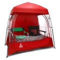 CoverU Sports Shelter - 2 Person Weather Tent Pod (RED )