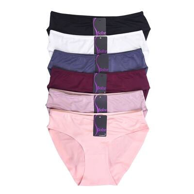 Sofra Intimate Sets 12-Pack Poly Bikini, size MD