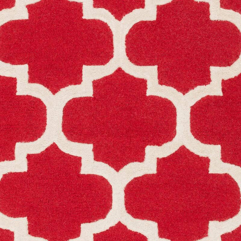Hand-Tufted Till Moroccan Trellis Wool Rug - 9' x 13'