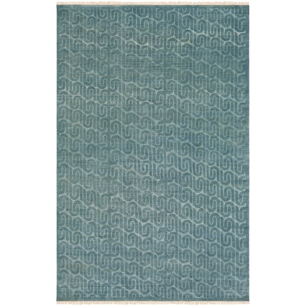 Hand-Knotted Isabella Wool Area Rug - 9' x 13'
