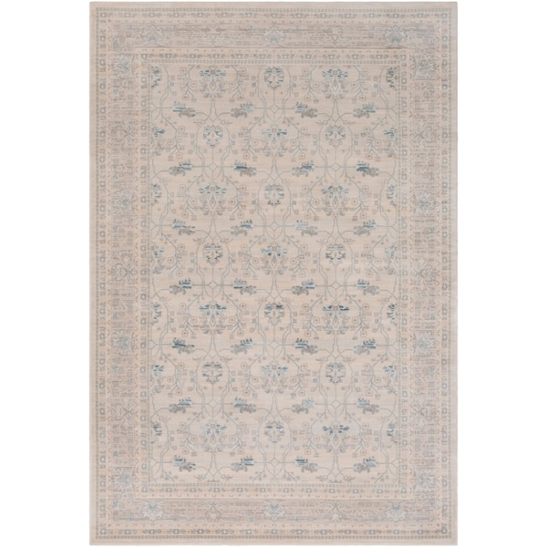 Colonial Home Vintage Oriental Damask Area Rug - 7'10" x 10'3"