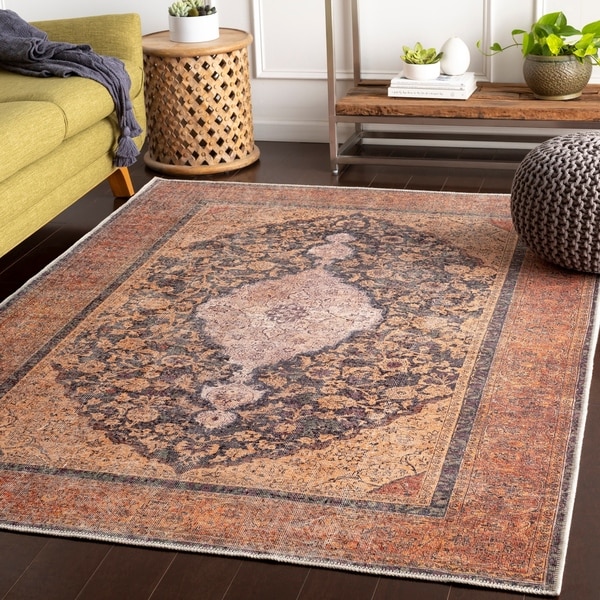 Karlie Clay Vintage Nomad Area Rug - 7'10" x 10'3"