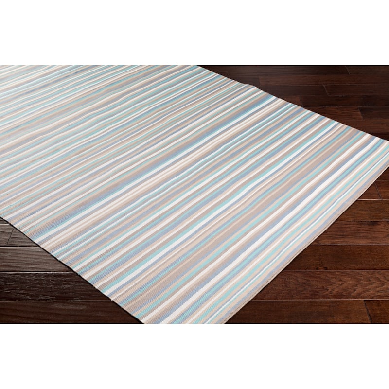 Giornico Classic Striped Indoor/ Outdoor Accent Rug - 2' x 3'