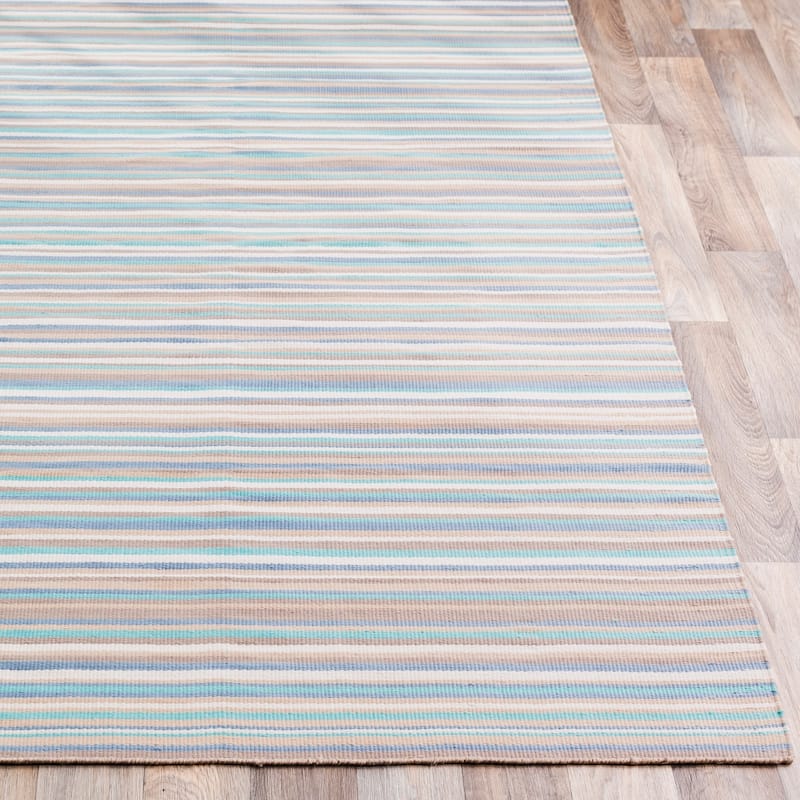 Giornico Classic Striped Indoor/ Outdoor Accent Rug - 2' x 3'