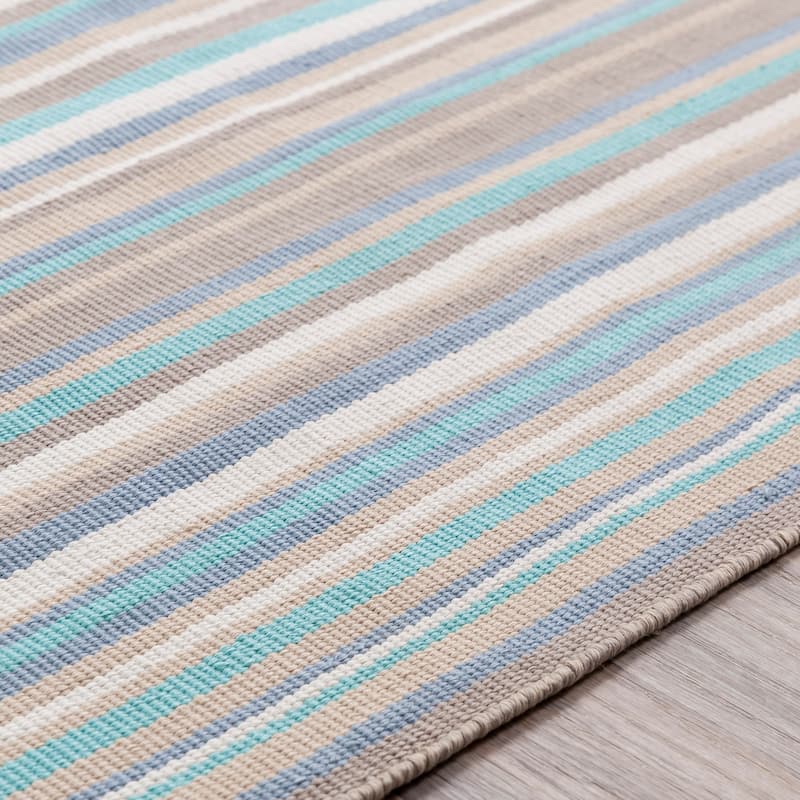 Giornico Classic Striped Indoor/ Outdoor Accent Rug - 2' x 3'
