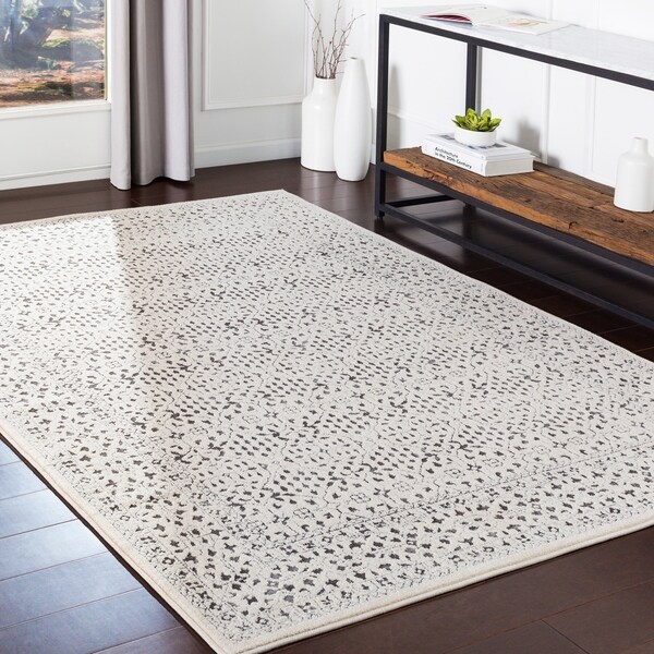 Katenka Grey Traditional Area Rug - 7'10" x 10'3"