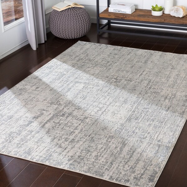 Vincente Grey Modern Accent Rug - 2' x 3'