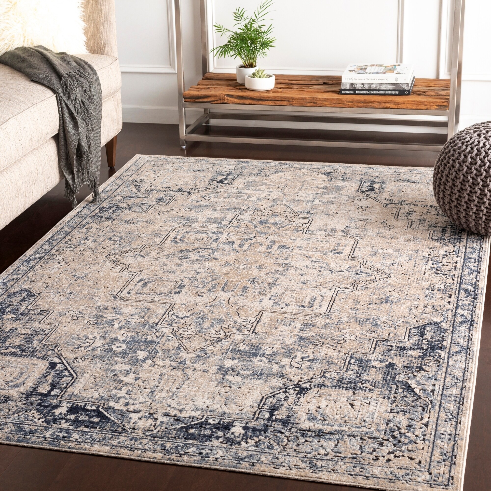 Shop Atallah Taupe Vintage Traditional Area Rug 9 X 12 On Sale Free Shipping Today Overstock 24045299