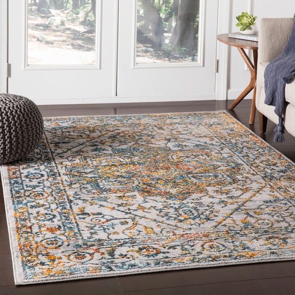 Nirmal Contemporary Floral Runner - 2'7" x 7'3" Runner
