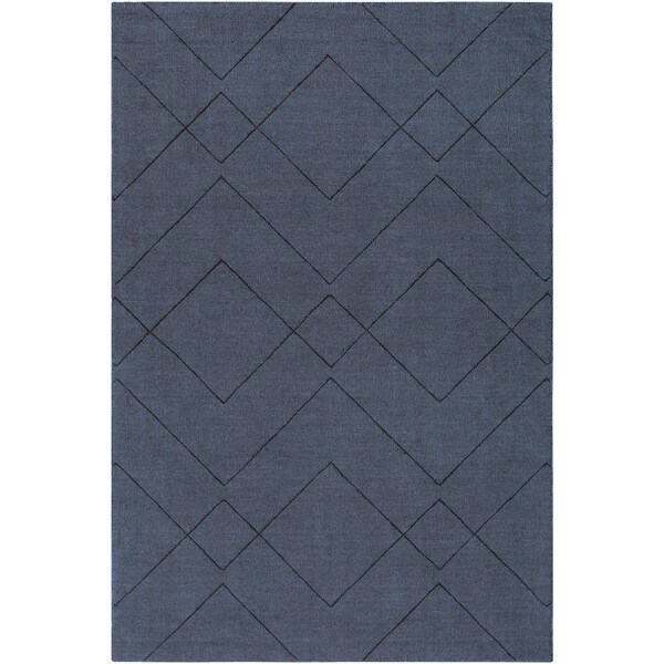 Handmade Cecan Wool Area Rug - 5' x 7'6"