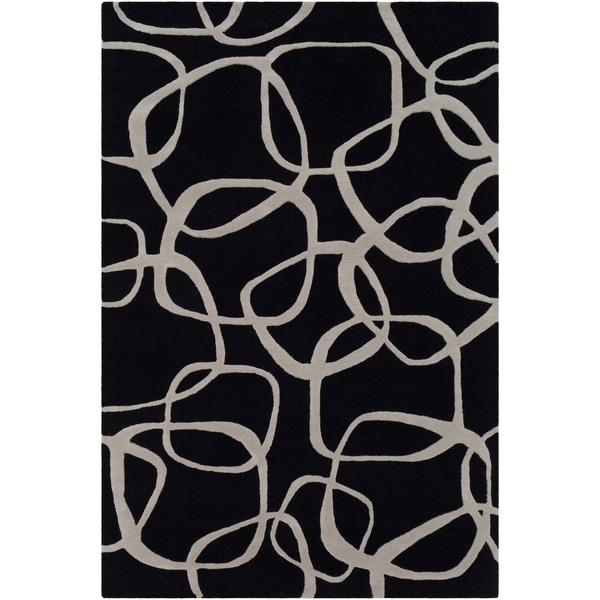 Hand-Tufted Pesren Wool Accent Rug - 2' x 3'