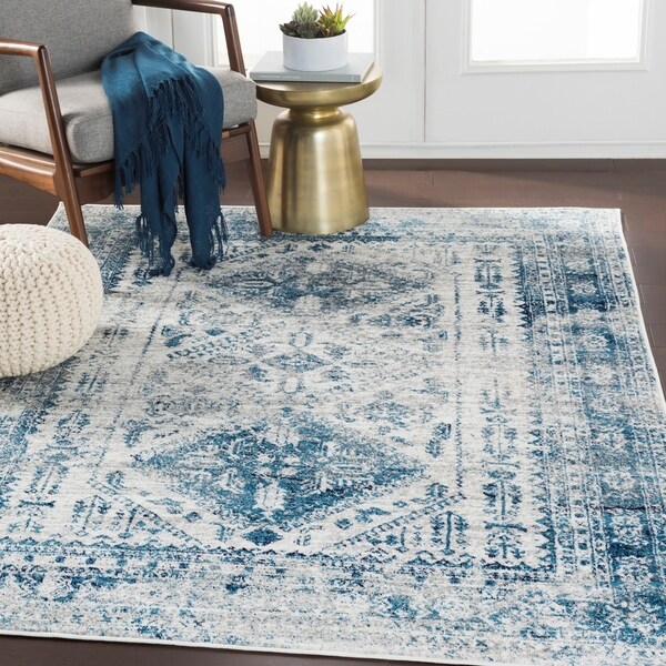 Evry Vintage Heriz Area Rug - 6'7" x 9'