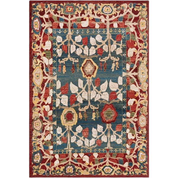 Sylvia Vintage Tree of Life Area Rug - 5'1" x 7'4"