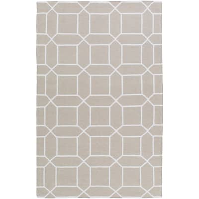 Hand-Woven Rodolfo Geometric Pattern Indoor/ Outdoor Accent Rug - 2' x 3'