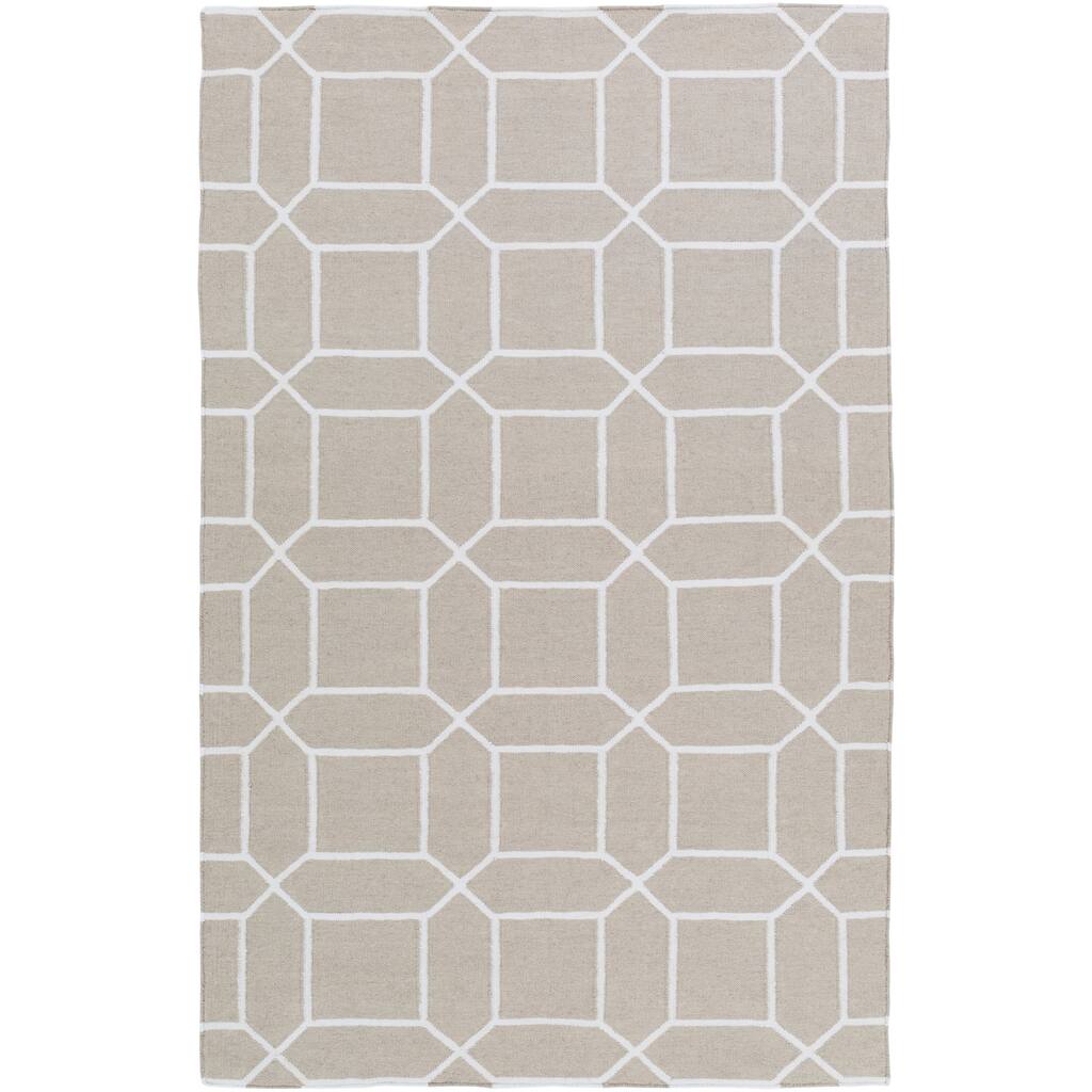 Hand-Woven Rodolfo Geometric Pattern Indoor/ Outdoor Accent Rug - 2' x 3'