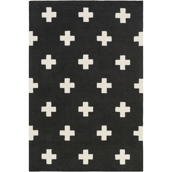 Hand-Tufted Pall Wool Rug - 2' x 3'