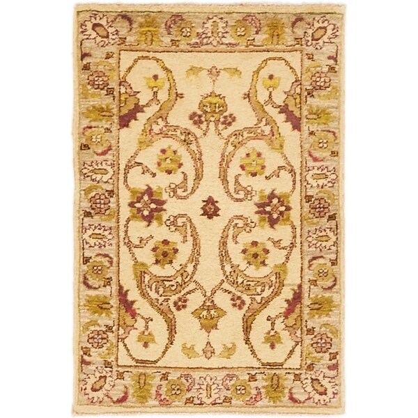 Hand Knotted Peshawar Ziegler Wool Area Rug - 2' x 3'